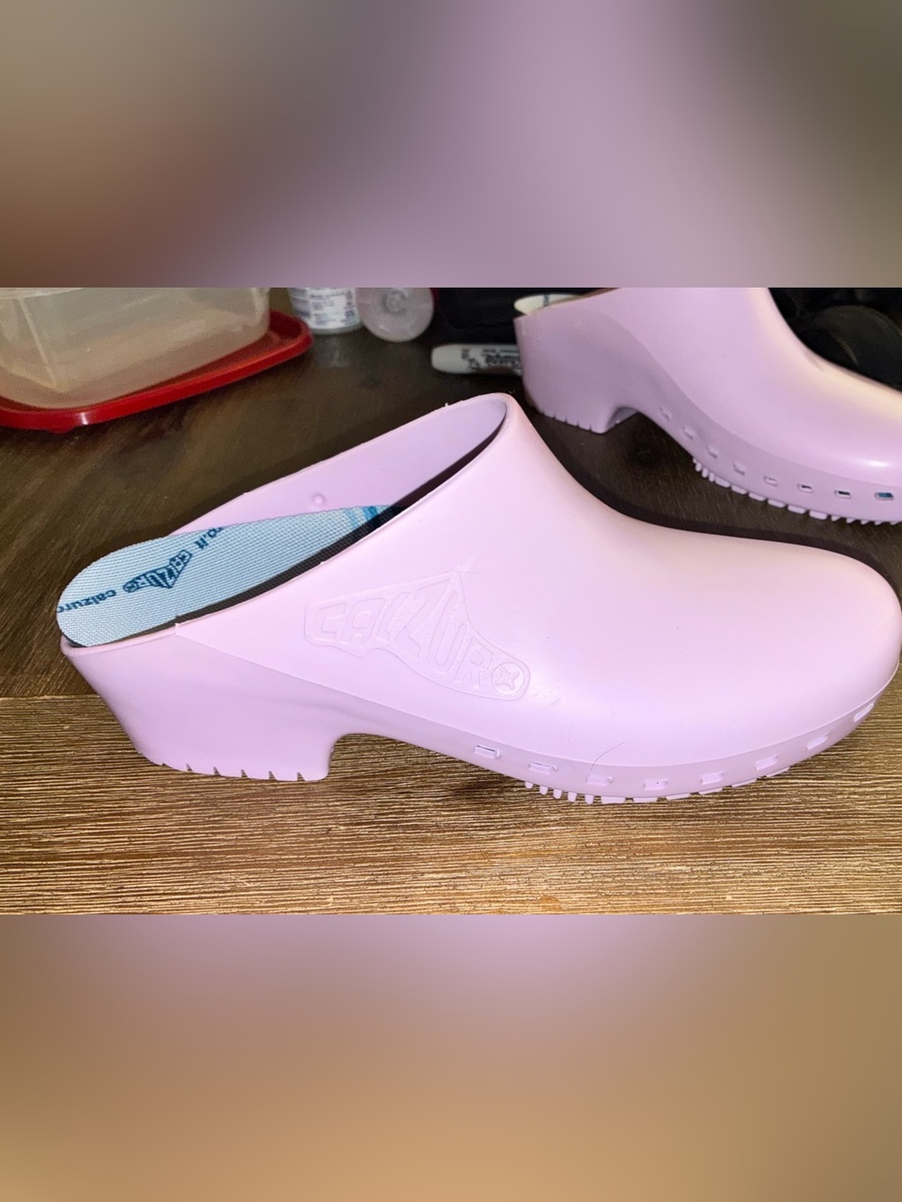 Calzuro’s Work Clog in Light Lavender